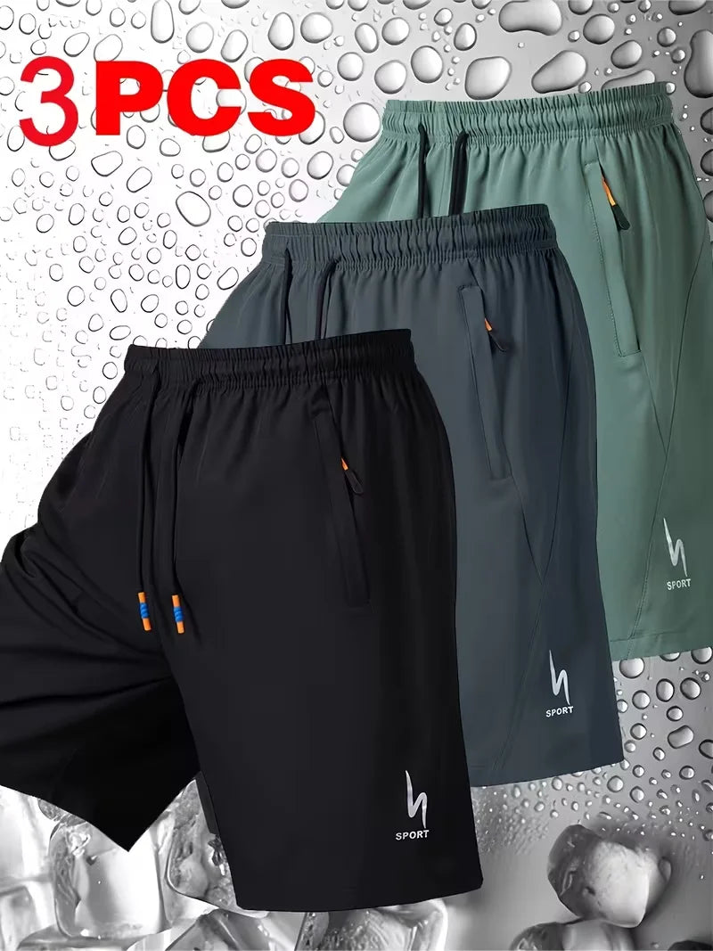Top Quality Summer Sports Shorts Men New Comfortable Elastic Waist Clothing Male Breathable Short Trousers