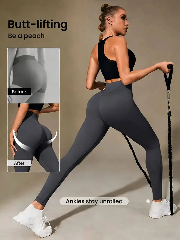Yoga Leggings Womens Fitness pants Running Cycling Bottoms Breathable Sweatpants High Waist Summer Workout Gym Jogging Clothing