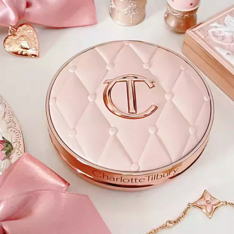 Charlotte Tilbury CT Base Makeup Cushion By The Pillow Long-lasting Concealer Smooth Snug Light and Hydrating Foundation Cushion
