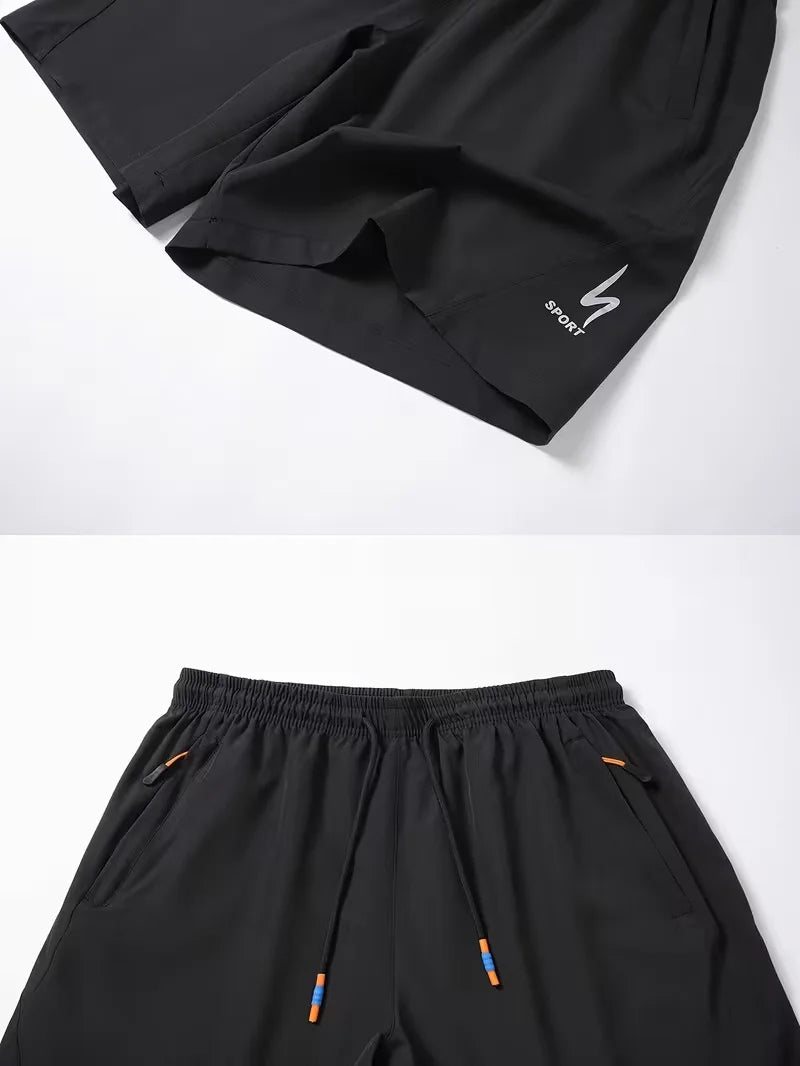Top Quality Summer Sports Shorts Men New Comfortable Elastic Waist Clothing Male Breathable Short Trousers