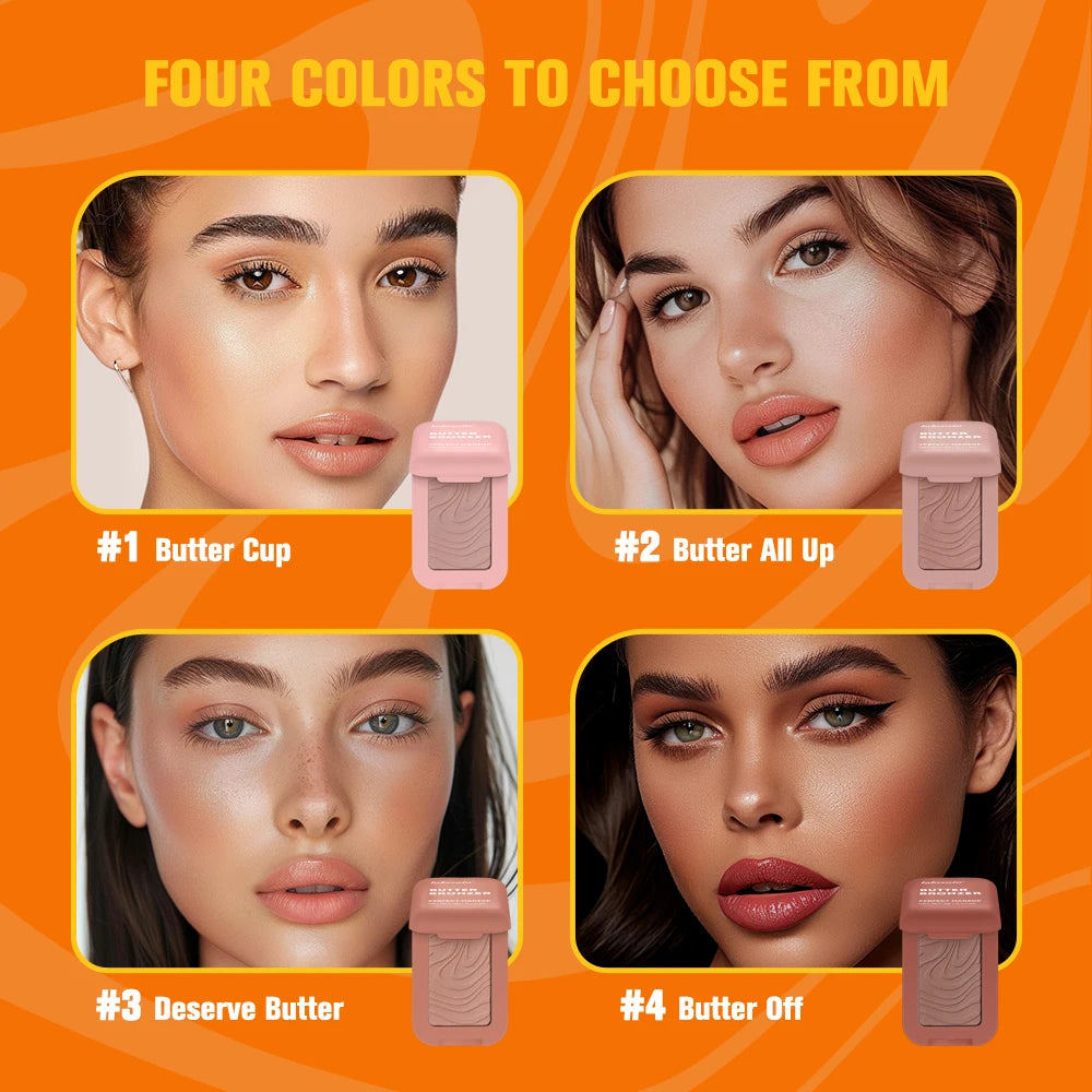Bronzer Blush Highlights Palette&Brush Makeup Contour Sticks Cosmetics Contouring for Face Shading Palette Powder