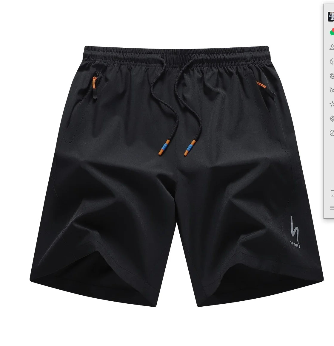 Top Quality Summer Sports Shorts Men New Comfortable Elastic Waist Clothing Male Breathable Short Trousers