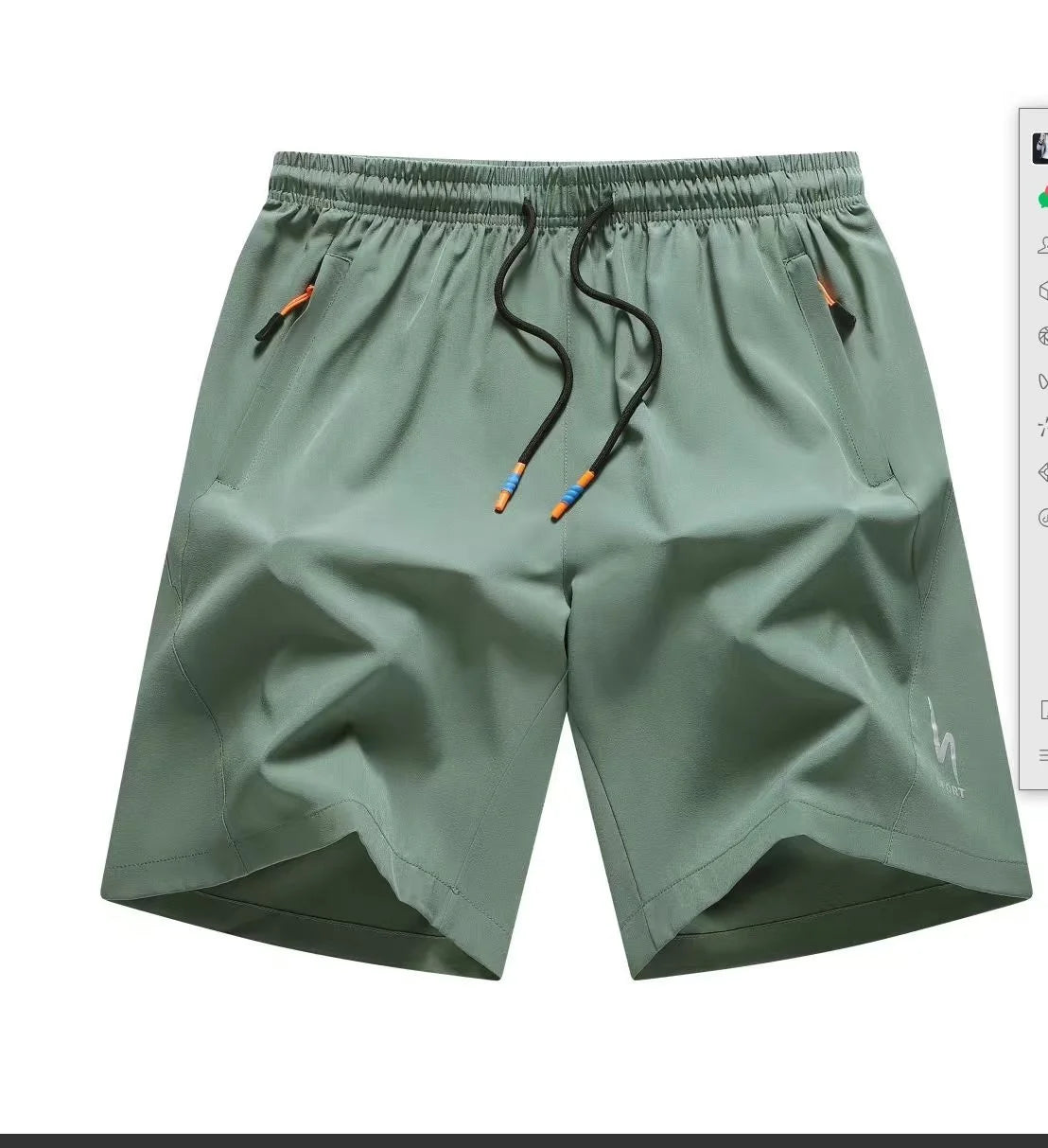 Top Quality Summer Sports Shorts Men New Comfortable Elastic Waist Clothing Male Breathable Short Trousers