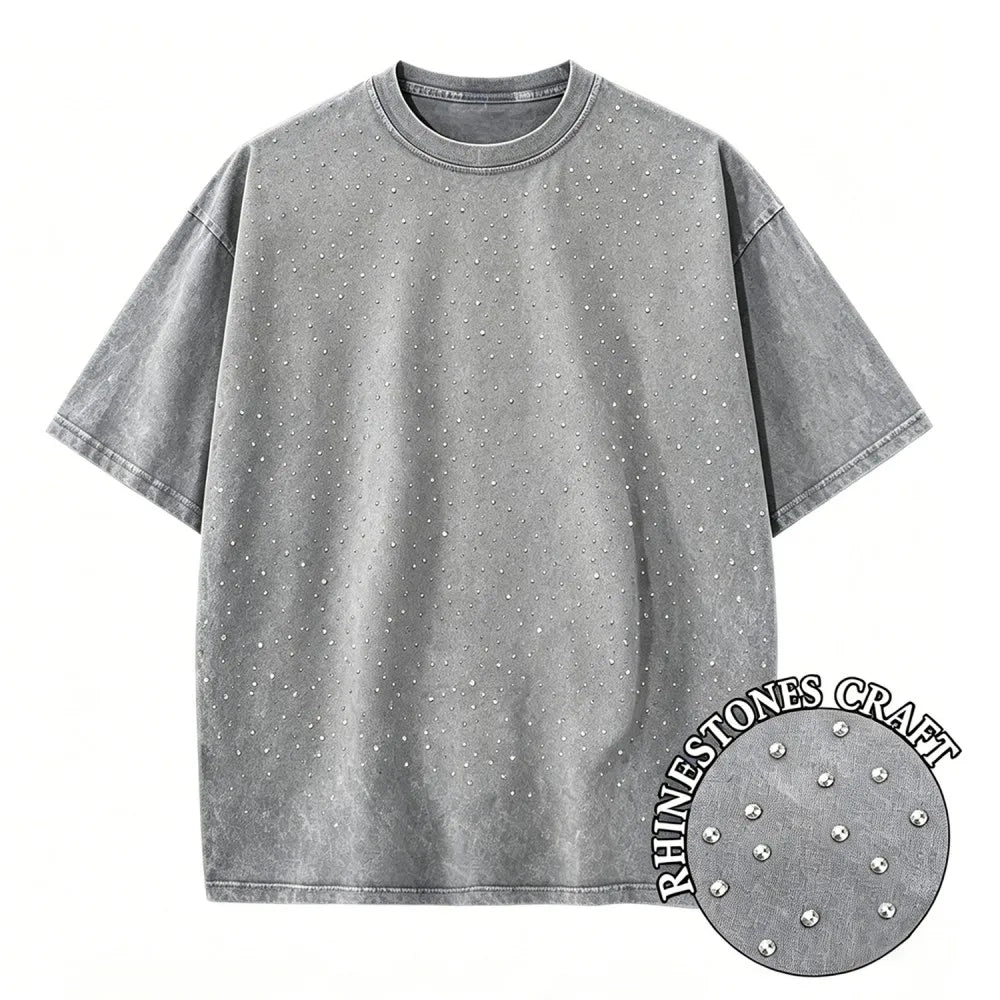 Summer Cotton Washed T-shirt for Women Men Loose O-Neck Oversized Tee Korean Y2k Female Clothes Casual Vintage Short Sleeve Tops