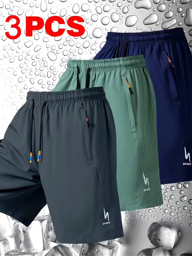 Top Quality Summer Sports Shorts Men New Comfortable Elastic Waist Clothing Male Breathable Short Trousers